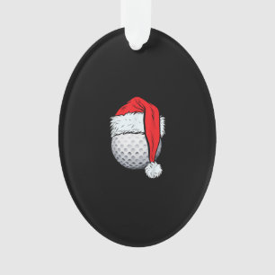 Noël Golf Ball Père Noël T Casquette Funny Spor