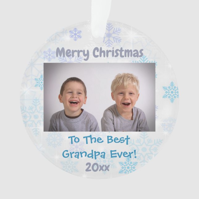 Noël Grands-parents Petits-enfants Photo (devant)