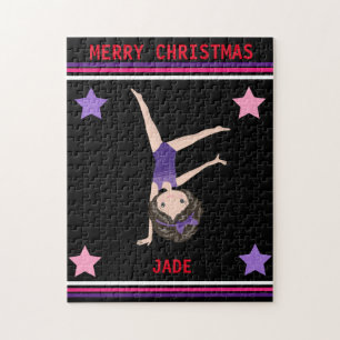 NOËL GYMNASTIQUE PUZZLE POUR LES FILLES.
