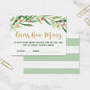 Noël Holly Wreath Guise Combien de cartes de baise