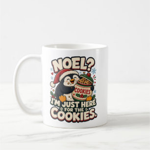 Noel? Ich bin hier nur wegen der Kekse Lustiger Pi Kaffeetasse