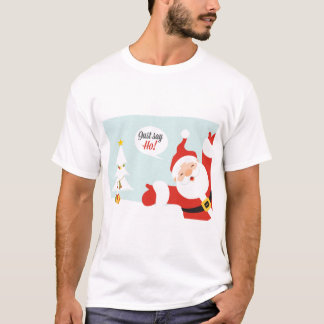 Noël 'Just Say Ho' T-shirt basique