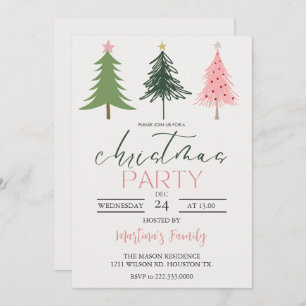 Noël Lunch Invitations Brunch de Noël