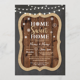 Noël Ménage de maison Nouveau Accueil Invitation f