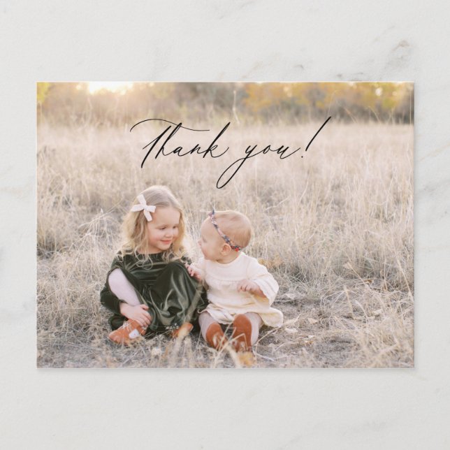 Noël merci carte photo (Devant)