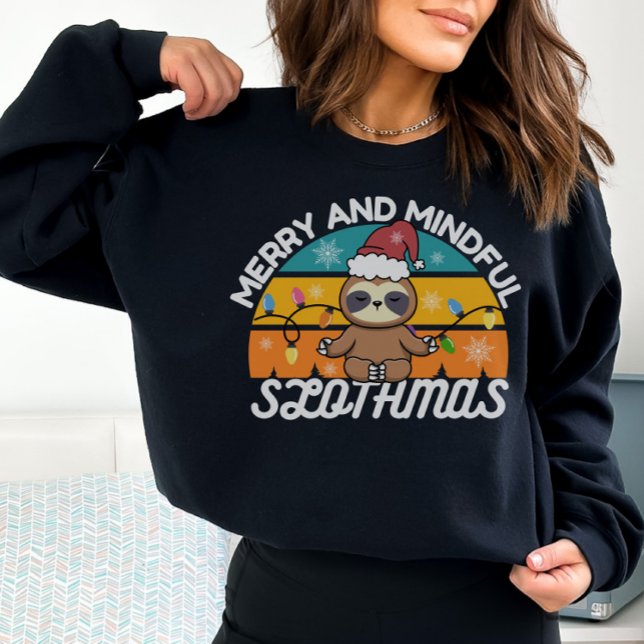 Noël mignonne Sloth Sweatshirt de jeu de mots (Créateur téléchargé)
