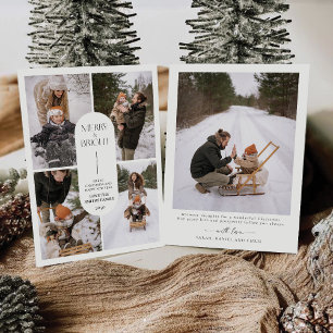 Noël minimaliste avec Carte photo