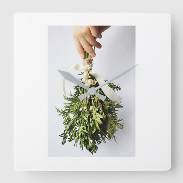 "NOËL MISTLETOE" HORLOGE DE NOËL (Recto)