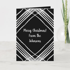 Noël Modèle photo moderne noir et blanc