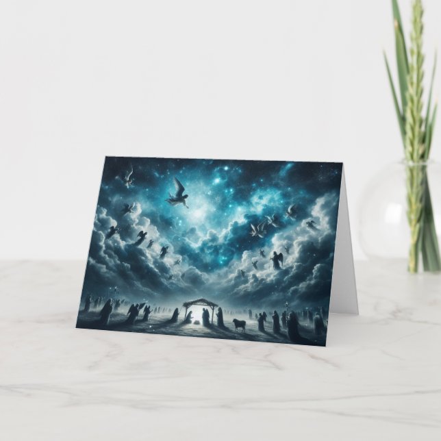 Noël Nativité Scène Noël Cartes de voeux Noël (Devant)
