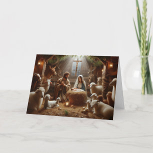 Noël Nativité Scène Noël Cartes de voeux Noël