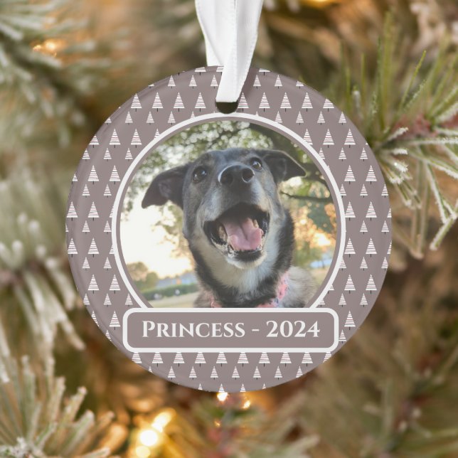 Noël Neutre Arbre de Noël Chien Photo Noël (Arbre)