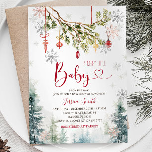 Noël Ornament Fête Invitation