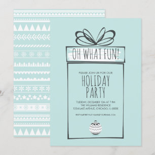 Noël Ornements Fête Invitation