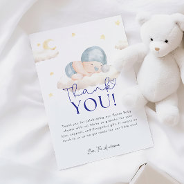 Noël Père Noël bébé Carte de remerciements de douc