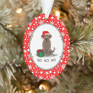 Noël Père Noël Chocolat Labrador Retriever Cute