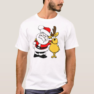 Noël Père Noël et T-shirt de renne