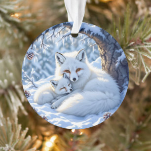 Noël personnalisé sur le thème des renards