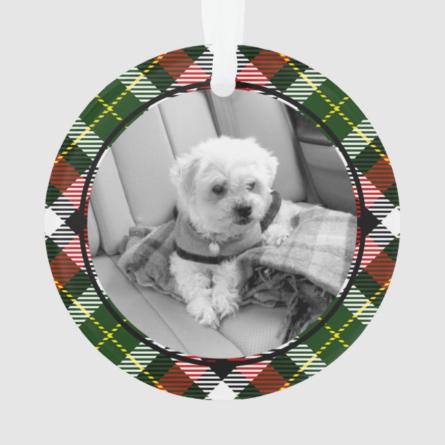 Noël Plaid Vacances Animaux de compagnie Ornement  (dos)