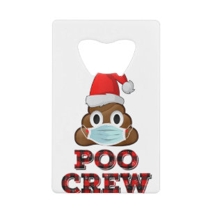 Noel Poo maillot visage Masque Poop Emoji Rouge