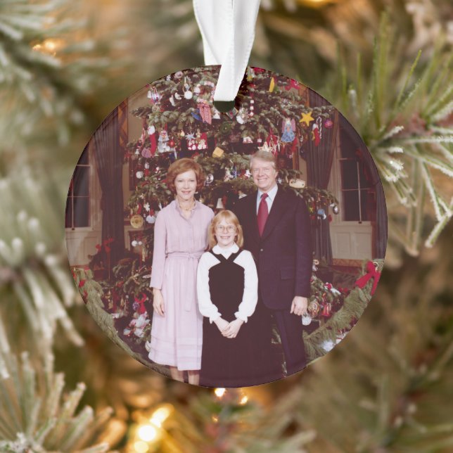 Noël Président James Jimmy Carter Maison Blanche (Arbre)