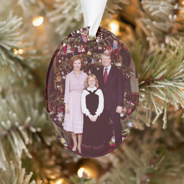 Noël Président James Jimmy Carter Maison Blanche (Arbre)