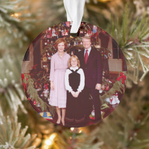 Noël Président James Jimmy Carter Maison Blanche