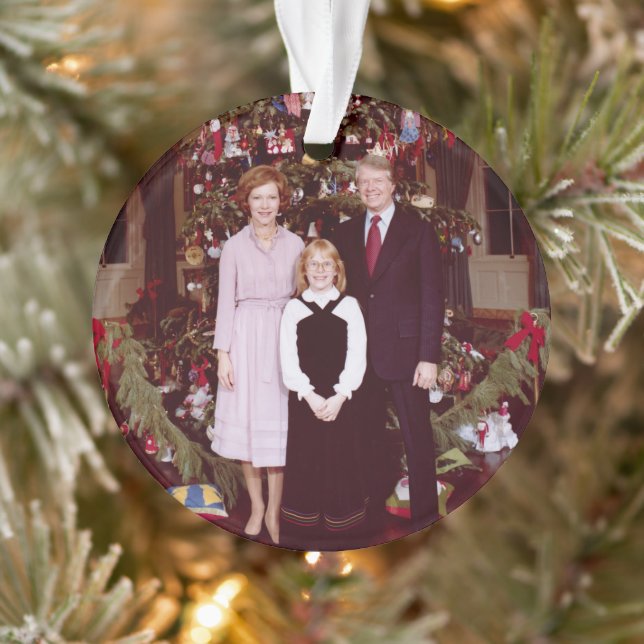 Noël Président James Jimmy Carter Maison Blanche (Arbre)