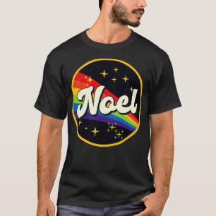 Noel Rainbow in Space Vintage Style T-Shirt