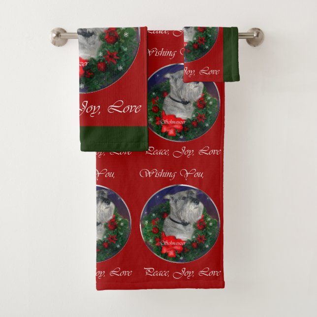 Noël Schnauzer Standard (En situation)