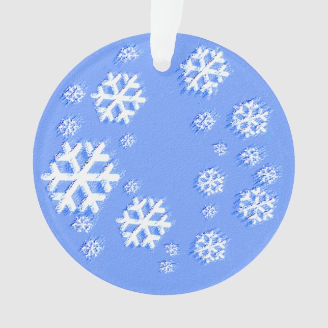 Noël Snowflake Motif - Art original (devant)