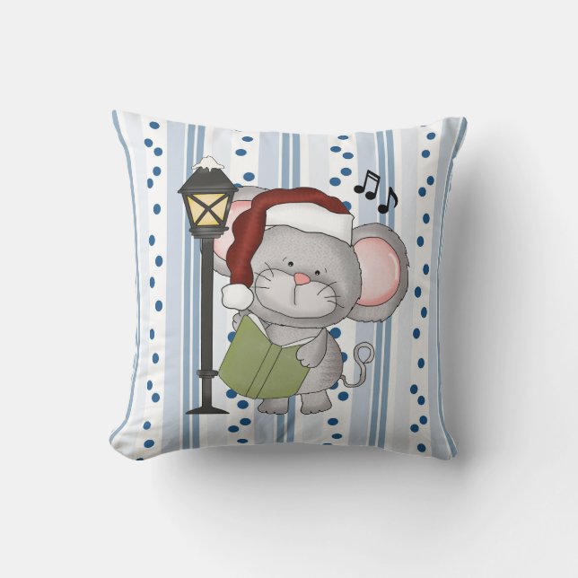 Noël Souris Coussin de vacances (Recto)