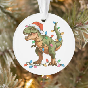 Noël T Rex Dinosaure Xmas Dino Tyrannosaure
