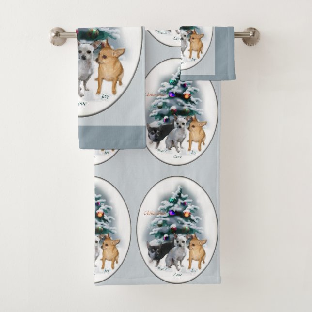 Noël trio Chihuahua (En situation)