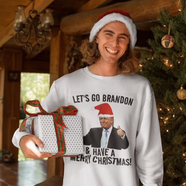 NOËL TRUMP ALLONS BRANDON T-SHIRTS SWEAT - SHIRTS  (Créateur téléchargé)