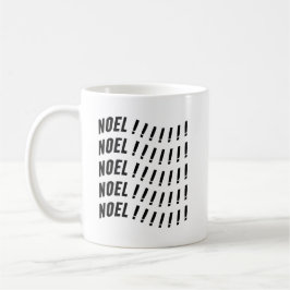 Noel Typography Kaffeetasse