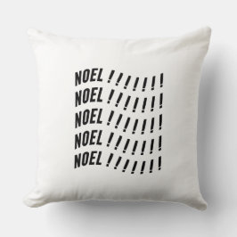 Noel Typography Kissen