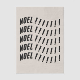 Noel Typography Seidenpapier