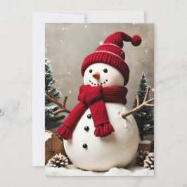 Noël Vintage - Carte Plat