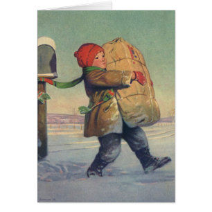 Noël Vintage, Enfant avec grand forfait