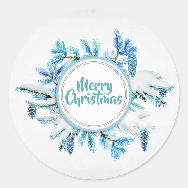 Noël vintage Floral | Sticker (Devant)