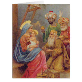 Noël Vintage Nativité Jésus Illustration