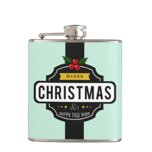 Noël Voeux personnalisés flacon de nom