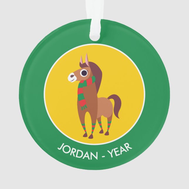 Noël Zora le cheval (dos)