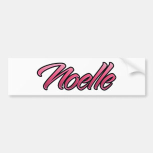 Noelle verblasst pink Aufkleber Sticker Autoaufkleber