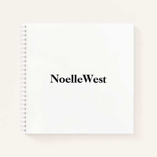 NoelleWest Dot Grid Journal Notizbuch (Vorderseite)