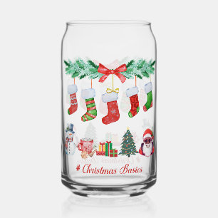 Noëls de base 16 oz de verre en forme de canapé