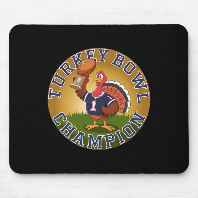Noether Sym Truthahn-Schale-Meister Mousepad (Vorne)