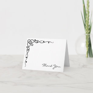 Nœud Celtique Noir Coin de Vigne Merci