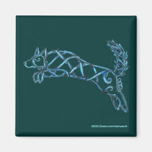 Noeud de border collie, aimant